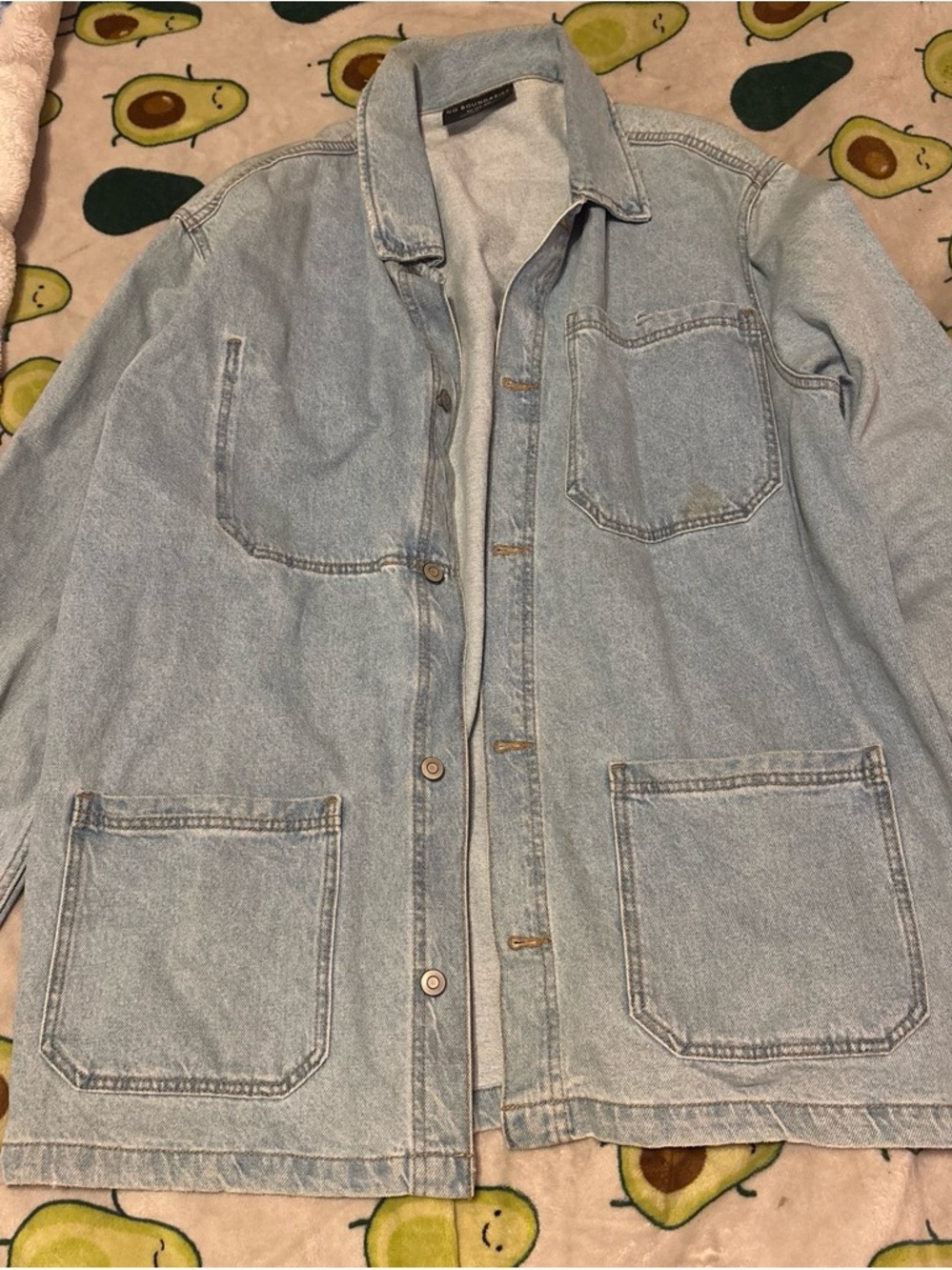 Light blue denim jacket
